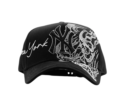 GORRA DANDY HATS NEW YORK SKELETON BLACK - Cavan Style