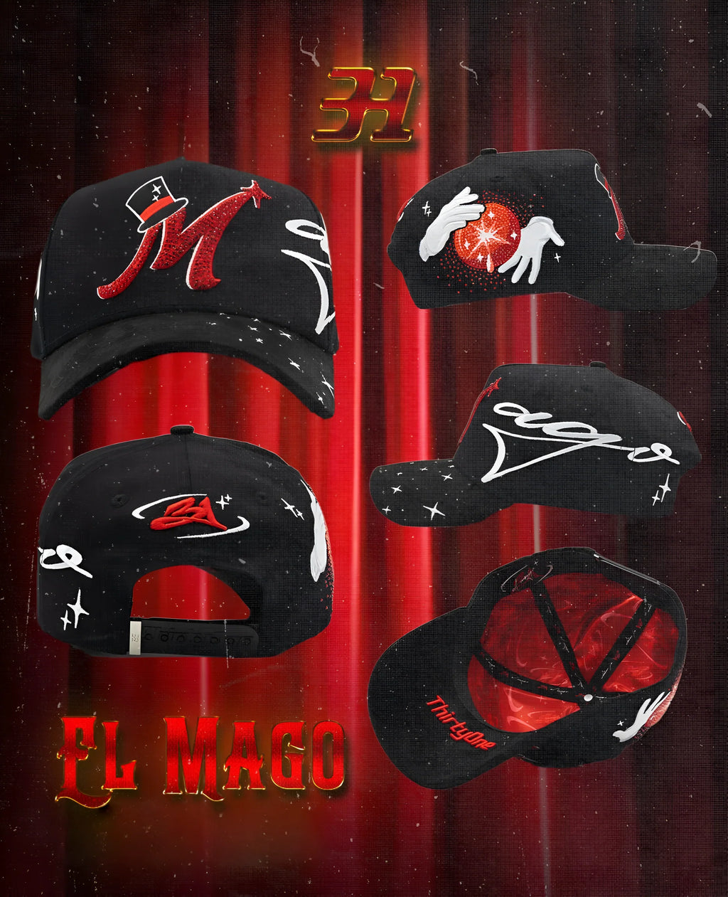 31 Hats x El Mago Roja - Cavan Style